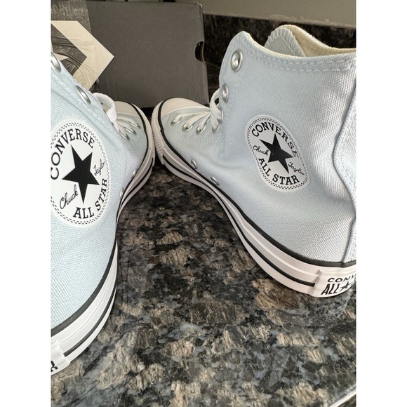 Converse CTAS  Hi Top Sneakers Blue Super Moon Size Men 6 Lady 8 Shoes. NWB - Picture 5 of 7